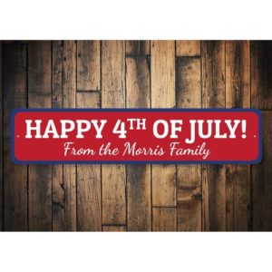Happy Fourth of July Sign