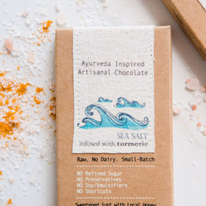 Sea Salt with Turmeric Chocolate Bar - Pack of 3
