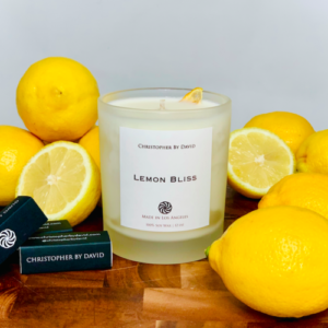 Lemon Bliss - 12 oz 100% Soy Wax Candle