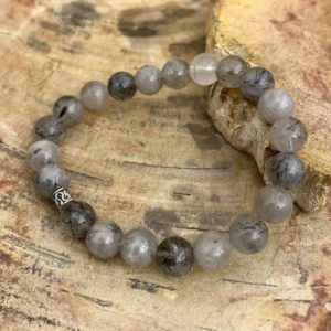 Black Tourmaline Quartz Stretch Bracelet