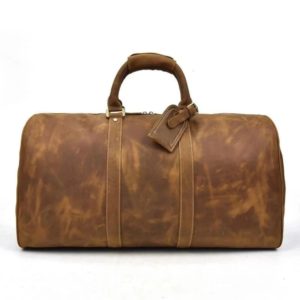 The Bjarke Weekender | Handcrafted Leather Duffle Bag - Brown