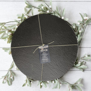SLATE ROUND CHEESE BOARD