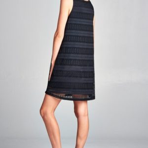 Women's Vivid Solid Sleeveless Mini Modern Short Dress